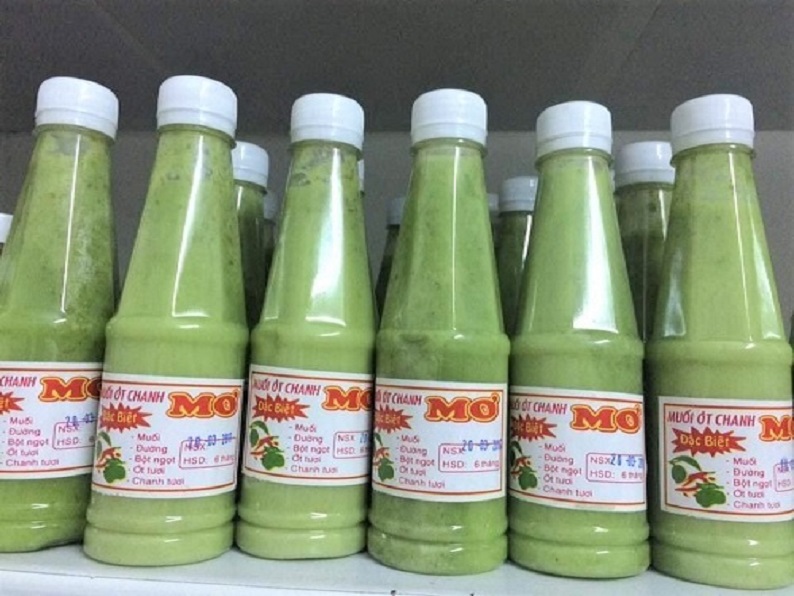 muối ớt chanh Mơ - đặc sản Kim Biển